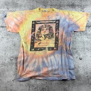 Vintage Egypt Tye Dye Shirt Size Large USA Made